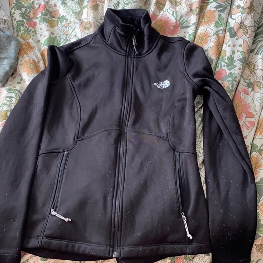 NORTH FACE Women's cut fleece fuzzy jacket NWOT